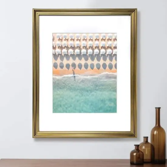 Home 8" x 10" Gold Beatrice Frame with Mat by Studio D&eacute;cor&reg; {3}