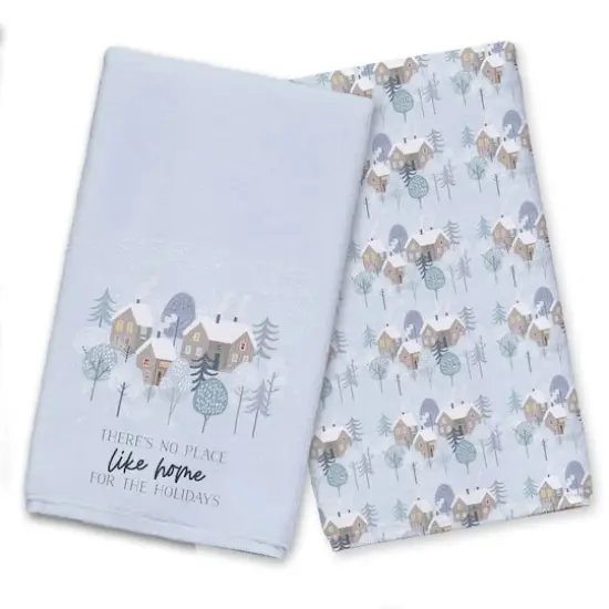 Winter Village Tea Towel Set {1}