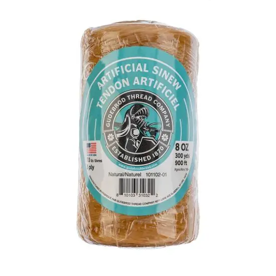 Gudebrod Artificial Sinew, 300yd. Honey {2}