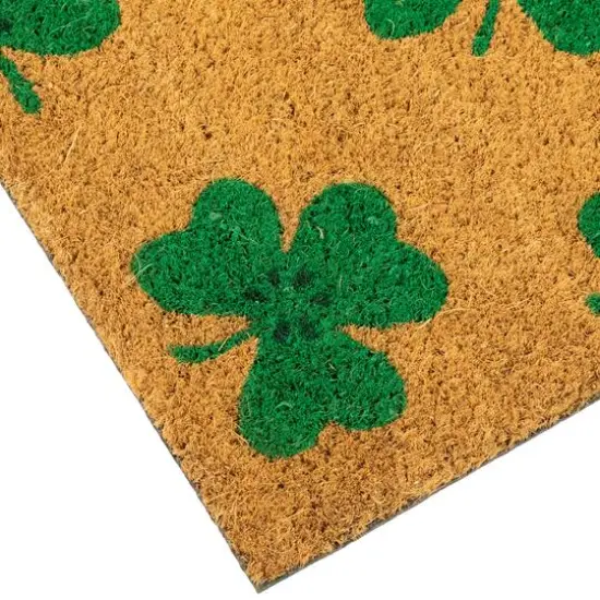 St. Patrick's Day Shamrock Doormat {6}