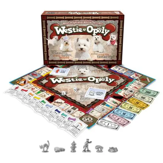 Late For The Sky Westie-Opoly&trade; Board Game {6}