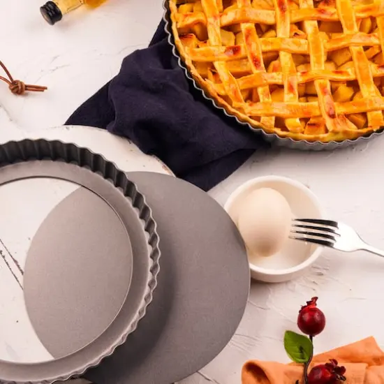 Non-Stick Quiche & Tart Pan Set by Celebrate It&reg; {4}