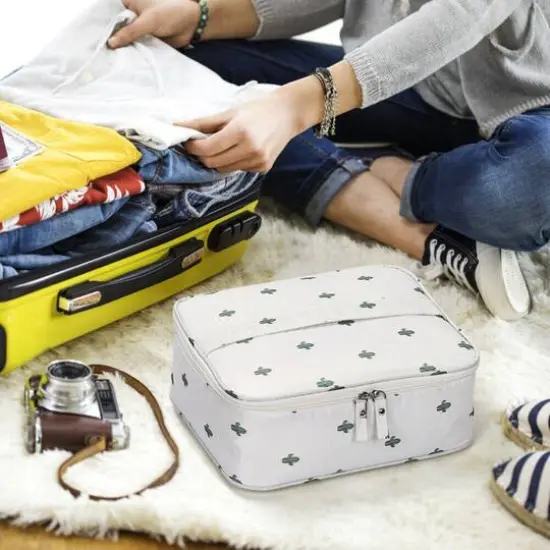 NEX&trade; White Cosmetic Organizer with Adjustable Divider {7}