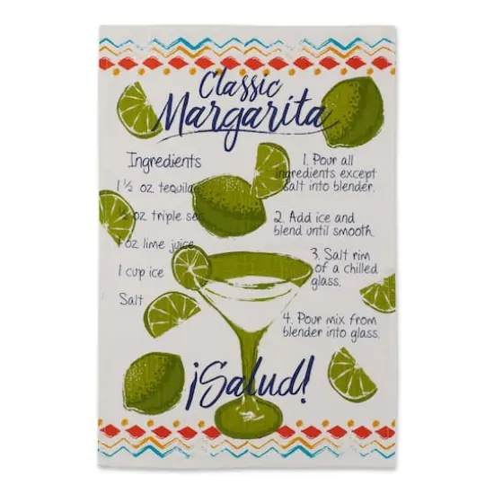 DII&reg; Verano de Fiesta Recipe Dishtowel Set {4}