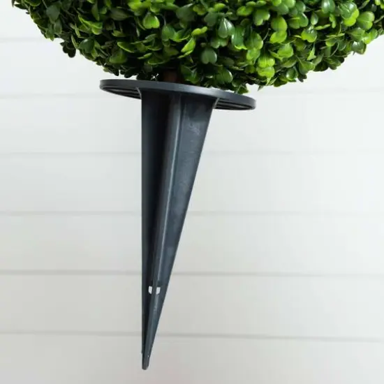 14" UV-Resistant Boxwood Ball Topiaries with Integrated Ground Stakes, 2ct. {9}