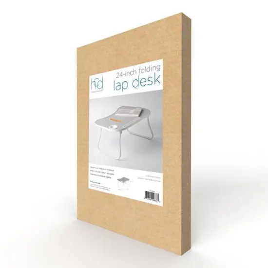 Gray & White Collapsible Folding Lap Desk {9}