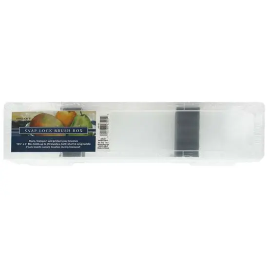 Pro Art&reg; 12.5" Clear Brush Box with Insert {1}