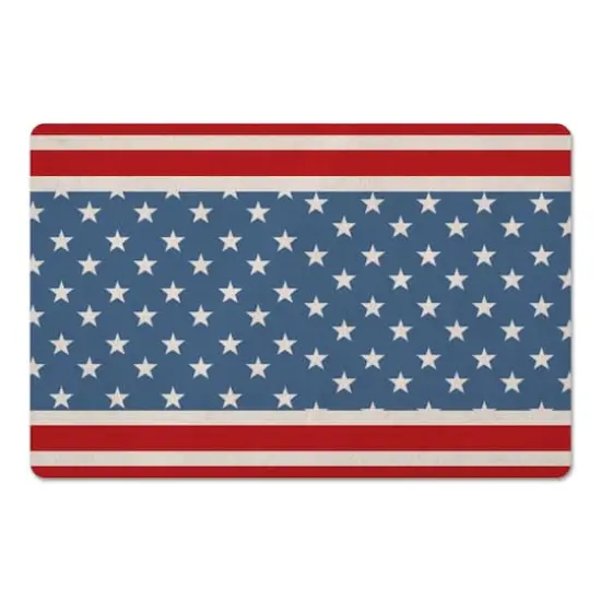 Designs Direct Red & Blue Stars & Stripes Floor Mat {1}