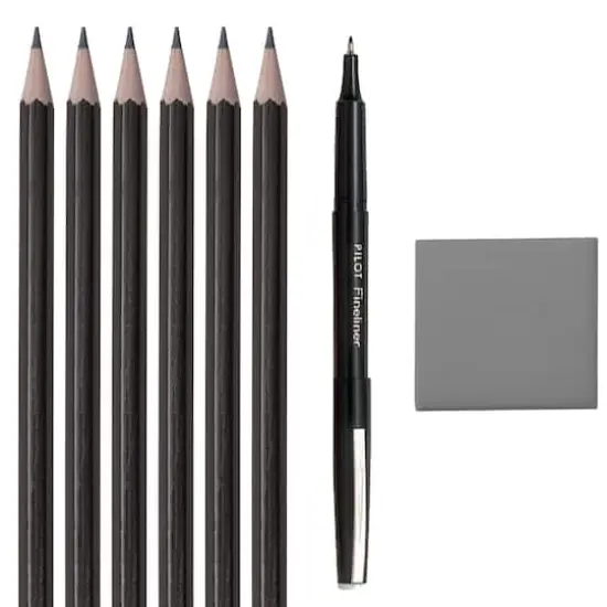 Hinkler Art Maker Masterclass Collection Drawing Techniques Kit {4}