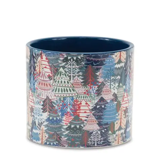 Berry & Pine Tree Holiday Planter Set {6}