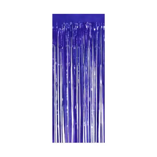 8ft. x 3ft. Fringe Curtain by Celebrate It&trade; Royal Blue {1}