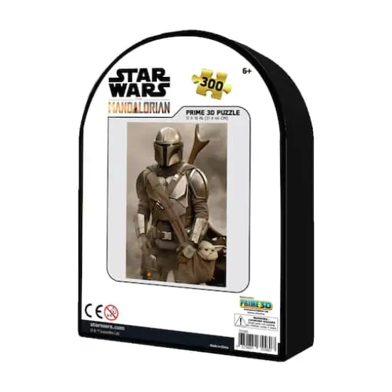 Star Wars - The Mandalorian 3D Lenticular Jigsaw Puzzle in a Collectible Shaped Tin: 300 Pcs {4}