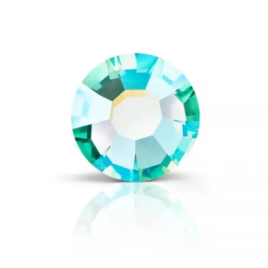 Preciosa MAXIMA SS16 Aurora Borealis Flatback Czech Crystals, 144ct. Caribbean Sea AB {1}