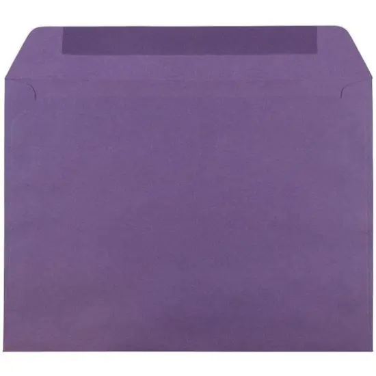 JAM Paper 9" x 12" Booklet Premium Envelopes, 25ct. Purple {4}