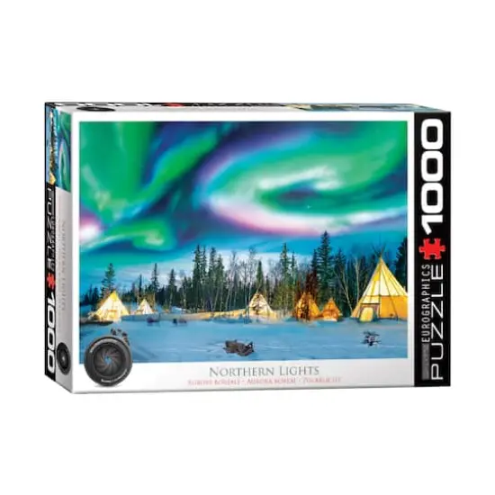 Northern Lights Yellowknife 1,000 Piece Jigsaw Puzzle {1}