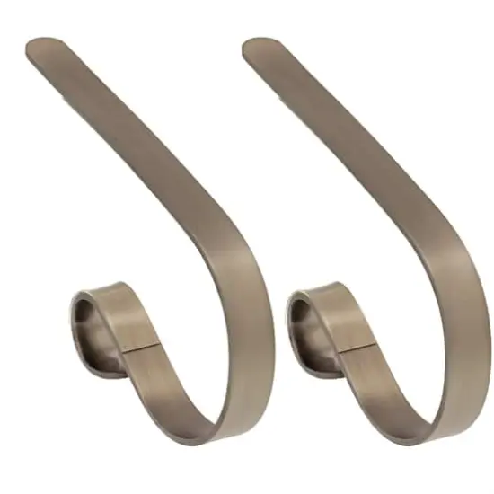 Original MantleClip&reg; Pewter Stocking Holders, 2ct. {1}