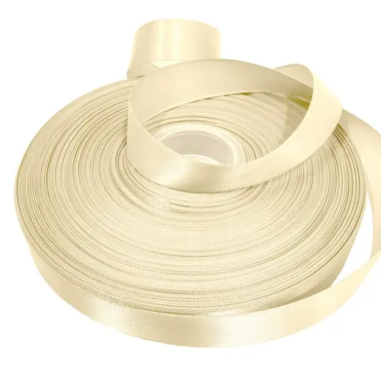 Gwen Studios Double Faced Satin Ribbon Ivory {4}