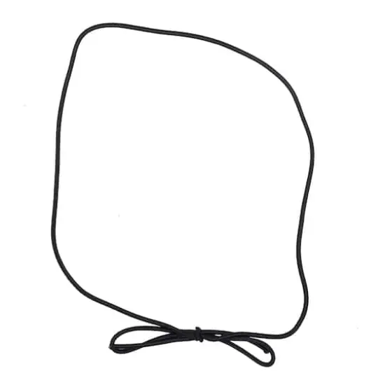 JAM Paper Metallic Elastic Loop, 50ct. Black {4}