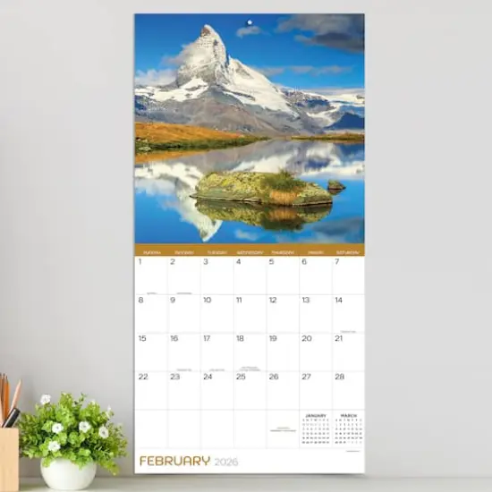 2026 Mountains Wall Calendar {4}