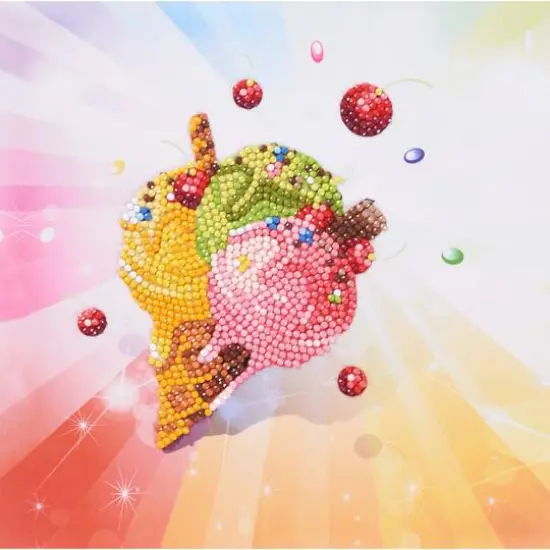 Diamond Art Beginner Ice Cream Kit {1}