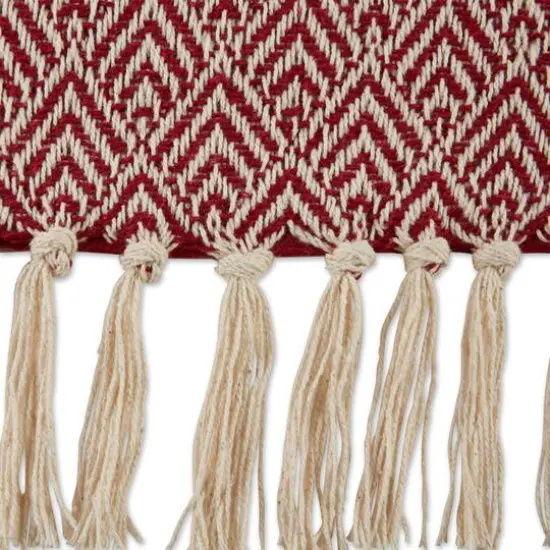 DII&reg; Diamond Throw Barn Red {5}