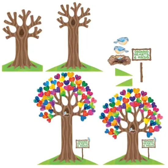 North Star Teacher Resources Growing Hearts & Minds Bulletin Board Set {5}