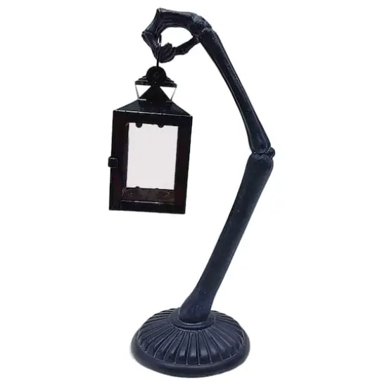 13" Black Arm with Lantern Tealight Candle Holder by Ashland&reg; {1}