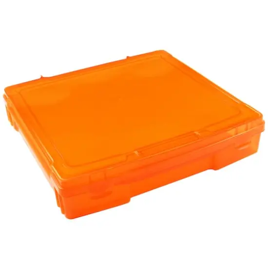 12" x 12" Orange Scrapbook Paper Case by Simply Tidy&reg; {1}