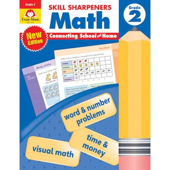 Evan-Moor Educational Publishers Skill Sharpeners: Math, Grade 2 {1}