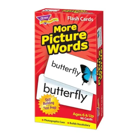 Trend Enterprises&reg; More Picture Words Skill Drill Flash Cards {5}