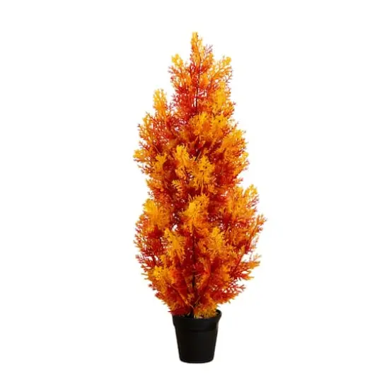 3ft. UV Resistant Autumn Artificial Fall Cedar Tree (Indoor/Outdoor) {1}