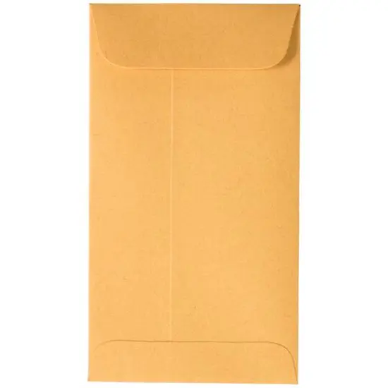 JAM Paper Brown Kraft Manila Coin Business Recycled Envelopes {5}