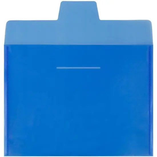 JAM Paper Blue Plastic Tuck Flap Closure 8.875" x 12" Envelopes, 12ct. {3}