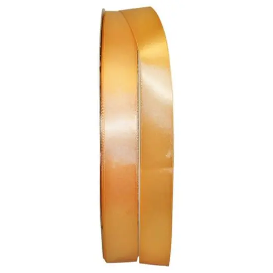 JAM Paper 7/8" x 100yd. Double Face Satin Ribbon Gold {1}