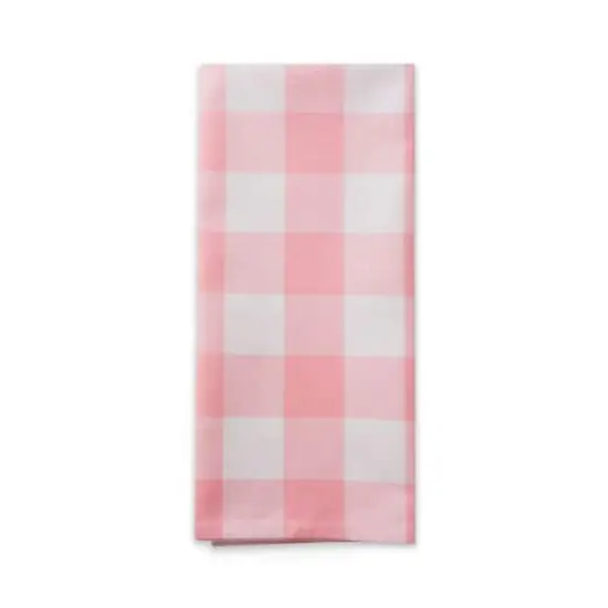 DII&reg; Pink Buffalo Check Dishtowels, 3ct. {3}