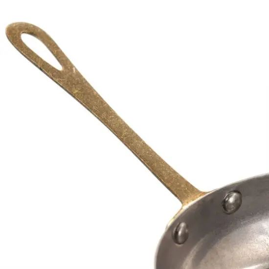 Gibson Home® Normandie 5.5'' Silver and Gold Stainless Steel Mini Frying Pan {6}