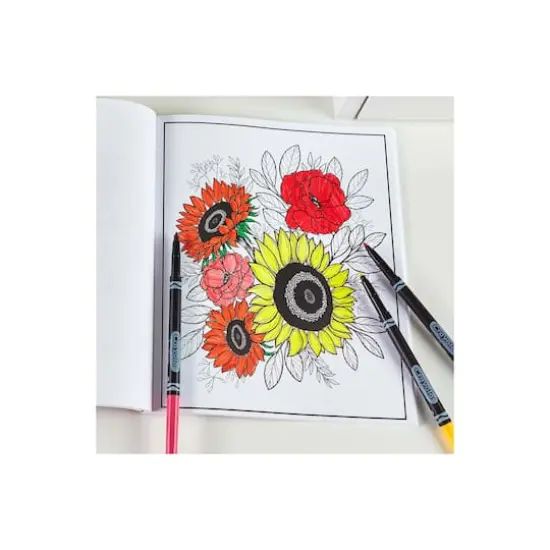 Crayola&reg; Florals Coloring Book {9}