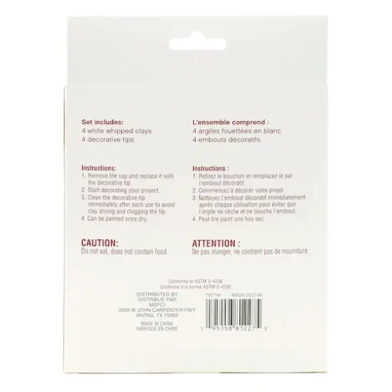 White Whipped Clay Kit by Craft Smart&reg; {9}