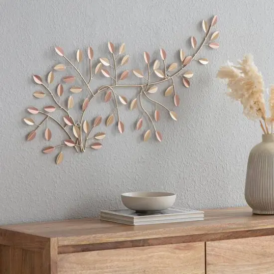 Habitat Decor 26" Gold Edat Branches Metal Wall Art  {3}
