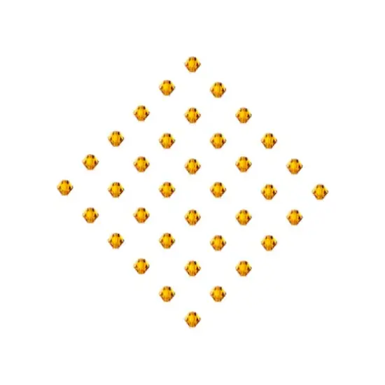 John Bead Preciosa 6mm Czech Crystal Rondelle Beads, 36ct. Topaz {4}