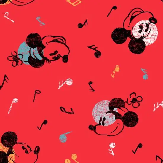 Springs Creative Disney&reg; Mickey & Minnie Vintage Music Cotton Fabric {4}