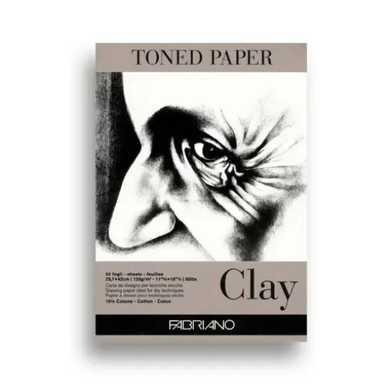 Fabriano&reg; Clay Toned Paper Pad, 11.75'' x 16.5'' {1}