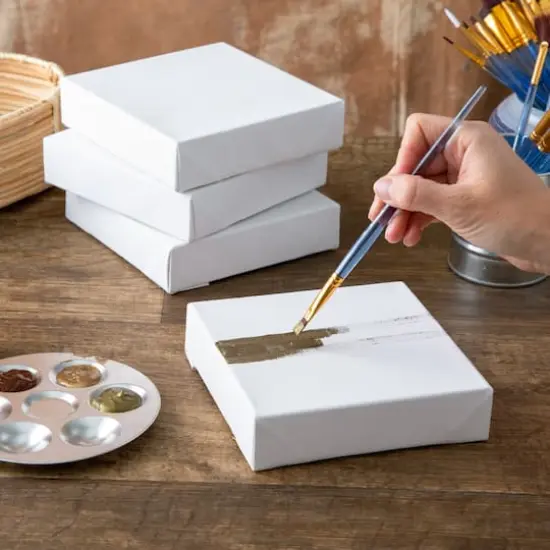 4 Pack Level 1 6" x 6" Deco Canvas by Artist's Loft&reg; {4}