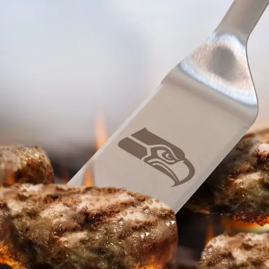 NFL Stainless Steel BBQ Spatula with Bottle Opener Seattle Seahawks {5}