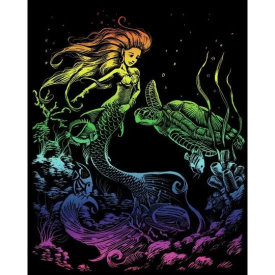 Royal & Langnickel&reg; Engraving Art&trade; Mermaid Rainbow Foil Kit {3}