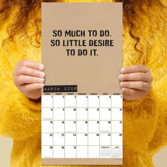 2026 Anti-Affirmations & Sarcasm Mini Calendar {5}