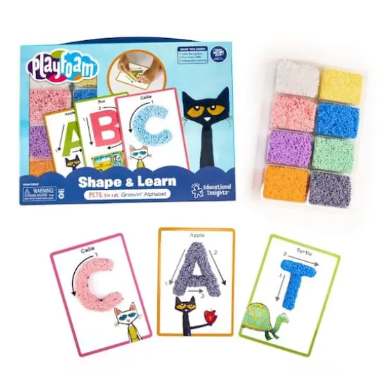 Educational Insights&reg; Playfoam Shape & Learn Pete The Cat Groovin' Alphabet {1}