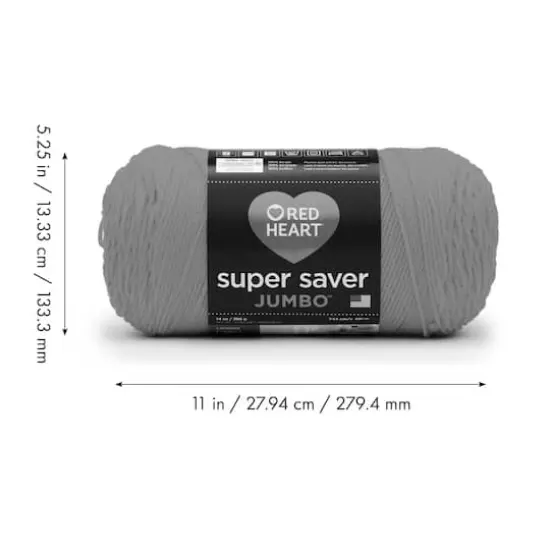 Red Heart&reg; Super Saver&reg; Solid Jumbo Yarn, 14oz. Gold {12}