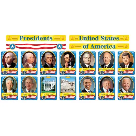 Trend Enterprises U.S. Presidents Bulletin Board Set {3}