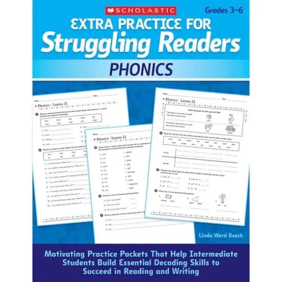 Scholastic Teaching Resources Extra Practice for Struggling Readers: Phonics, Grades 3-6 {1}